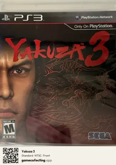 Yakuza 3 PlayStation 3, NTSC box front