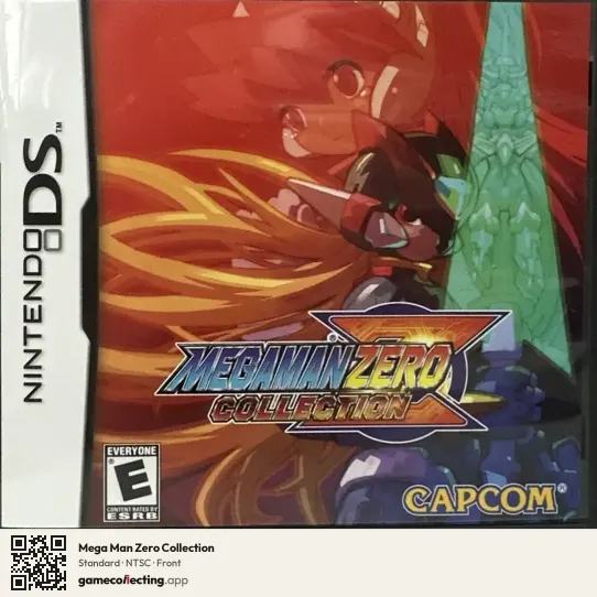 Mega Man Zero Collection Nintendo DS, NTSC box front
