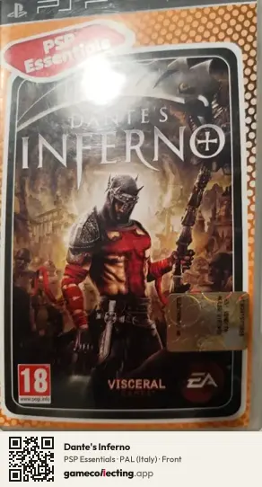 Dante's Inferno PlayStation Portable, Italy box front