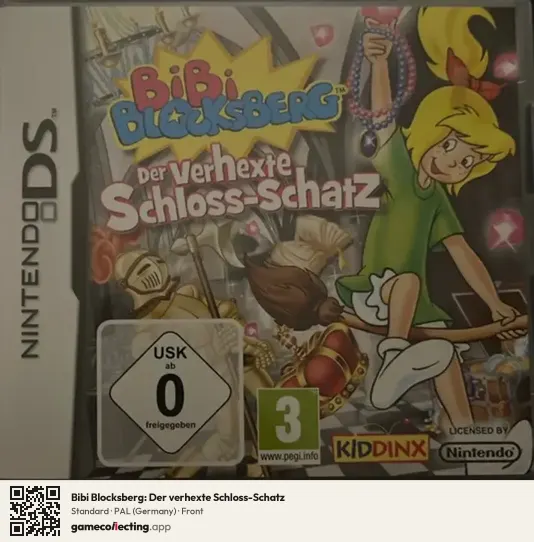 Bibi Blocksberg: Der verhexte Schloss-Schatz Nintendo DS, Germany box front