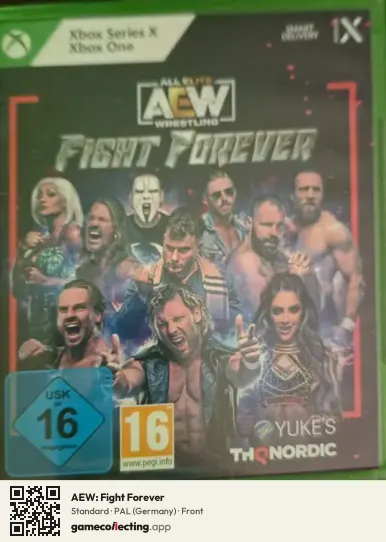 AEW: Fight Forever Xbox Series X, Germany box front