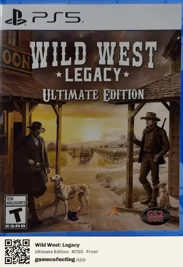 Wild West: Legacy PlayStation 5, NTSC box front