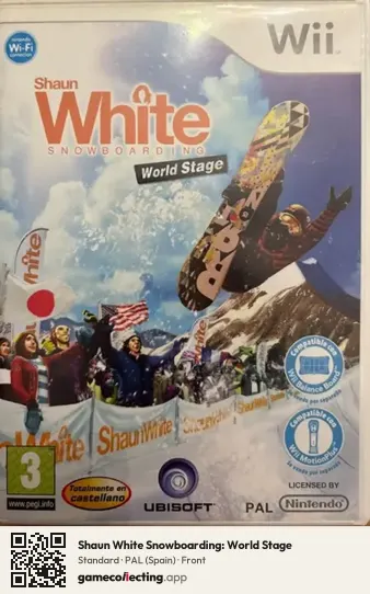 Shaun White Snowboarding: World Stage Nintendo Wii, Spain box front