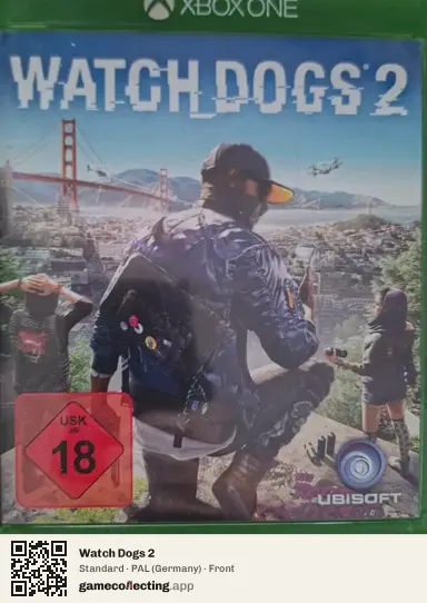 Watch Dogs 2 Xbox One, Germany box front