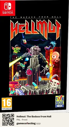 Hellmut: The Badass from Hell Nintendo Switch, PAL box front