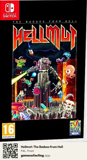 Hellmut: The Badass from Hell Nintendo Switch, PAL box front