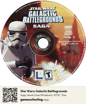 Star Wars: Galactic Battlegrounds Computer, NTSC disc