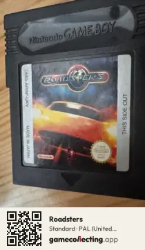 Roadsters Game Boy Color, PAL cartridge label