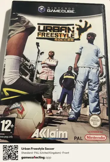 Urban Freestyle Soccer Nintendo GameCube, United Kingdom box front