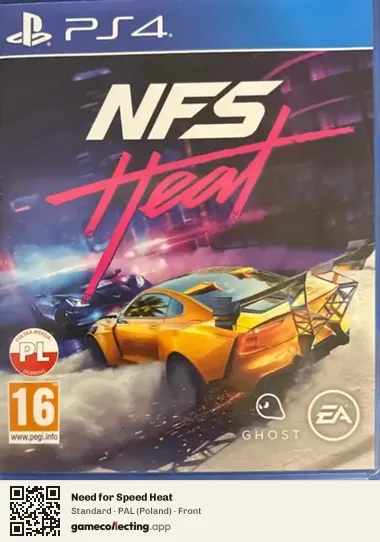 Need for Speed Heat PlayStation 4, Poland box front