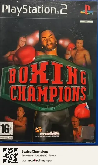 Boxing Champions PlayStation 2, Italy box front