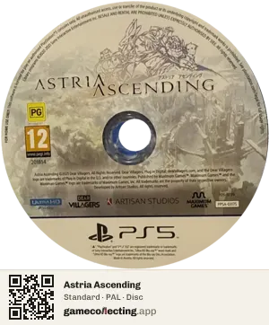 Astria Ascending PlayStation 5, PAL disc