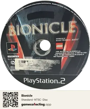 Bionicle PlayStation 2, NTSC disc