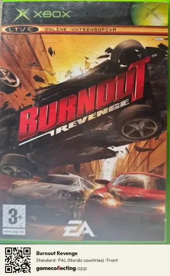 Burnout Revenge Xbox, Nordic countries box front