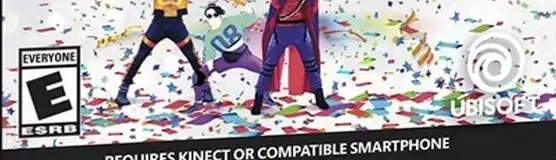 Just Dance 2019, the ESRB box on its front