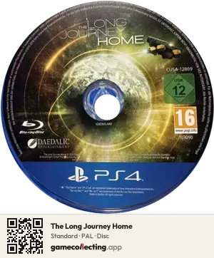 The Long Journey Home PlayStation 4, PAL disc