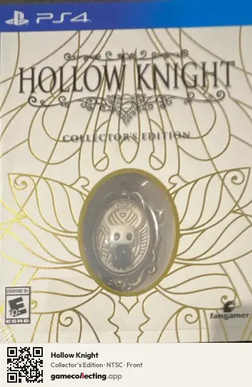Hollow Knight PlayStation 4, NTSC box front