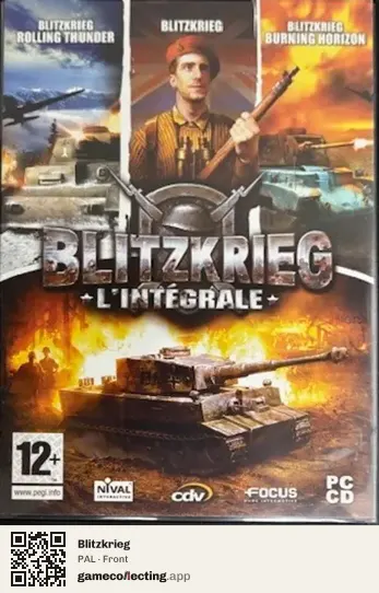 Blitzkrieg Computer, PAL box front