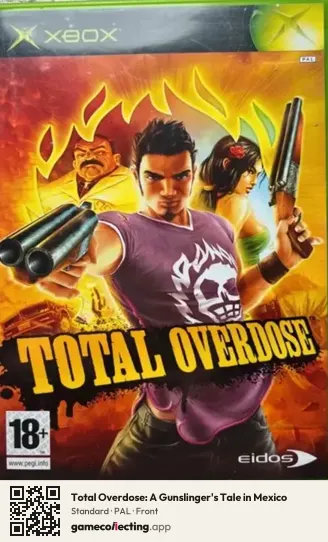 Total Overdose: A Gunslinger's Tale in Mexico Xbox, PAL box front