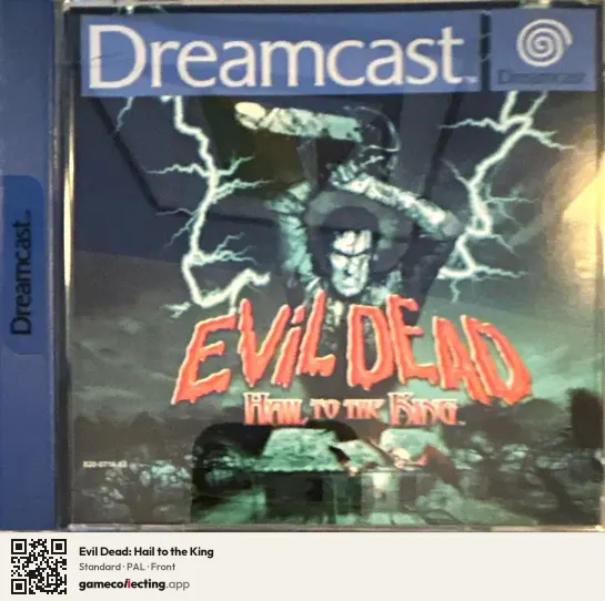 Evil Dead: Hail to the King Sega Dreamcast, PAL box front