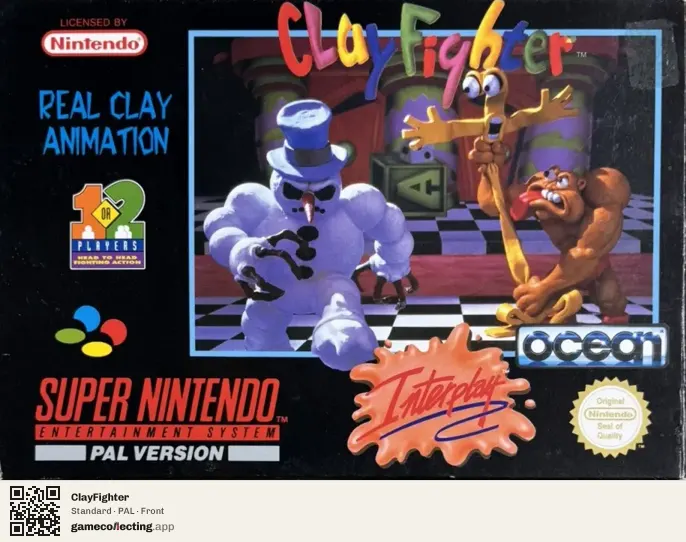 ClayFighter Super Nintendo Entertainment System, PAL box front
