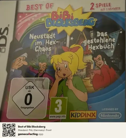 Best of Bibi Blocksberg Nintendo DS, Germany box front