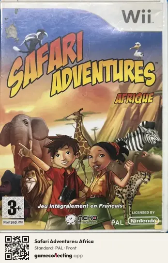 Safari Adventures: Africa Nintendo Wii, PAL box front