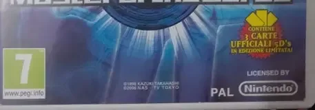 Yu-Gi-Oh! 5D's Duel Transer, the PEGI square on its front