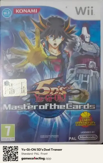 Yu-Gi-Oh! 5D's Duel Transer Nintendo Wii, PAL box front