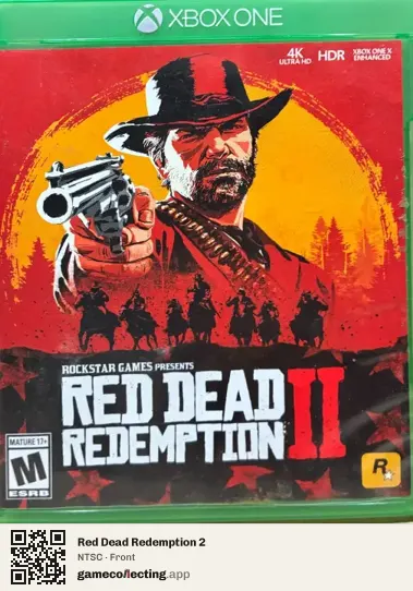Red Dead Redemption 2 Xbox One, NTSC box front