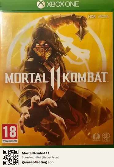 Mortal Kombat 11 Xbox One, Italy box front