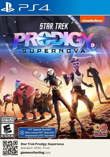 Star Trek Prodigy: Supernova PlayStation 4, NTSC box front