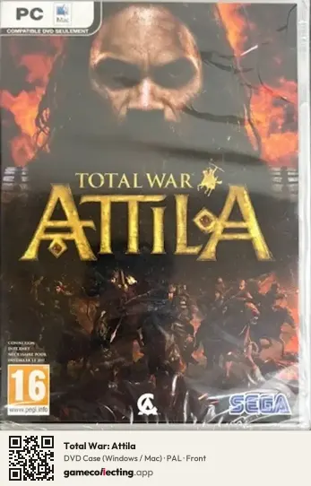 Total War: Attila Computer, PAL box front