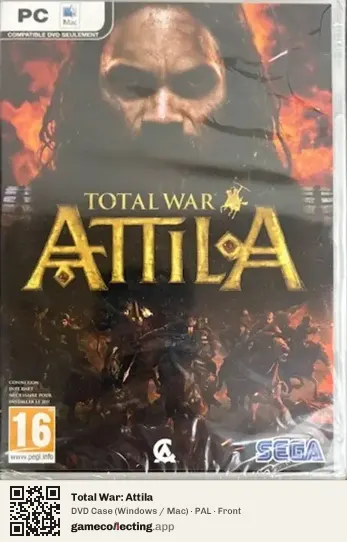 Total War: Attila Computer, PAL box front