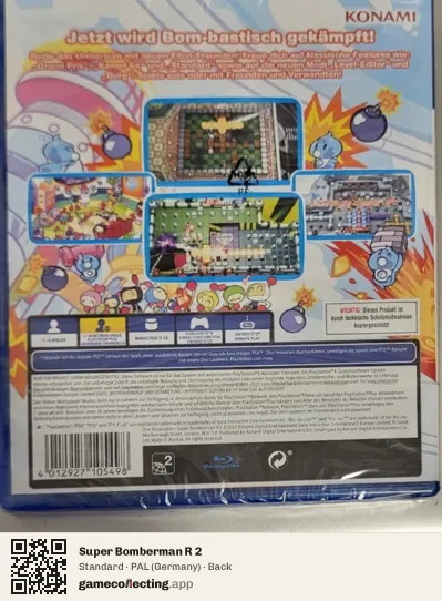 Super Bomberman R 2 PlayStation 4, Germany box back