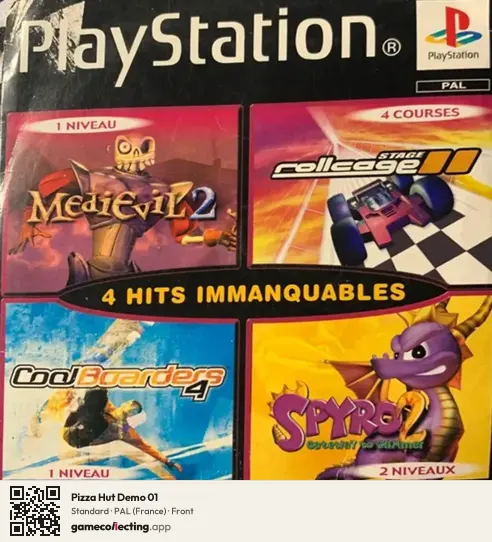 Pizza Hut Demo 01 PlayStation, France box front