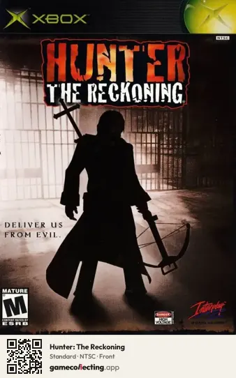 Hunter: The Reckoning Xbox, NTSC box front