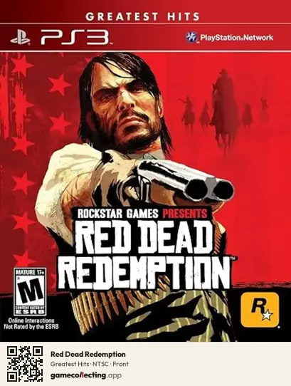 Red Dead Redemption PlayStation 3, NTSC box front