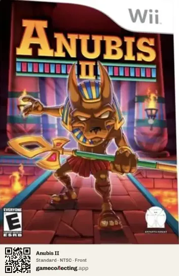 Anubis II Nintendo Wii, NTSC box front