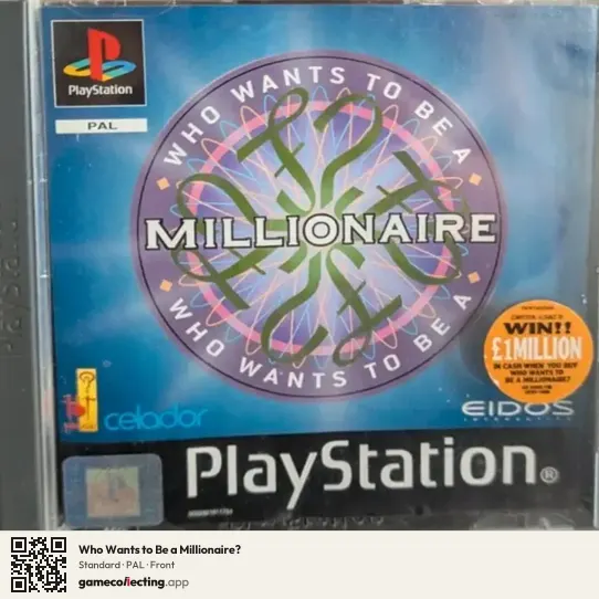 Who Wants to Be a Millionaire? PlayStation, PAL box front