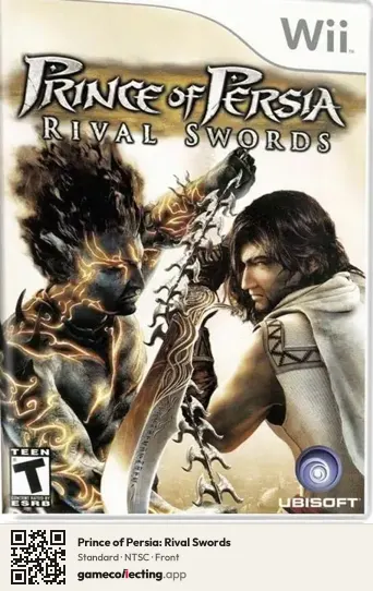 Prince of Persia: Rival Swords Nintendo Wii, NTSC box front