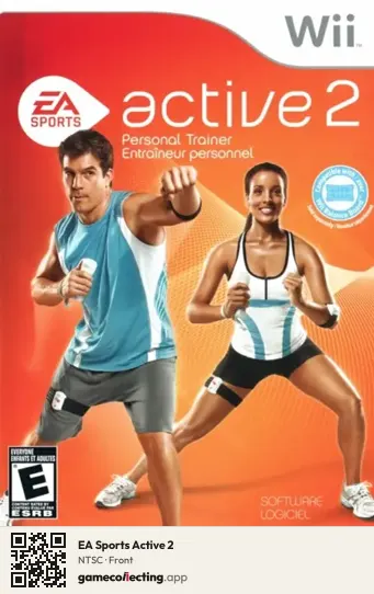 EA Sports Active 2 Nintendo Wii, NTSC box front