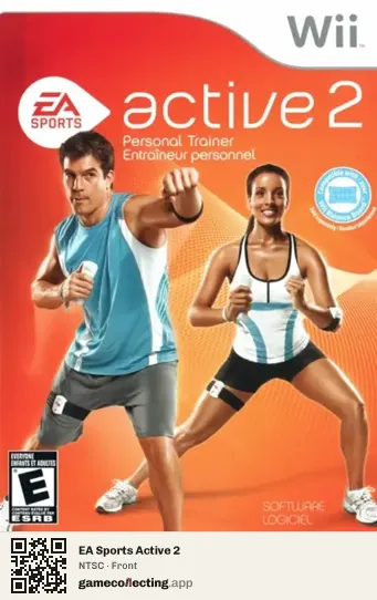 EA Sports Active 2 Nintendo Wii, NTSC box front