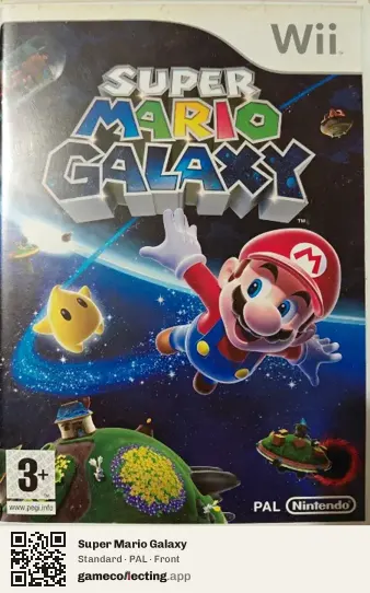 Super Mario Galaxy Nintendo Wii, PAL box front