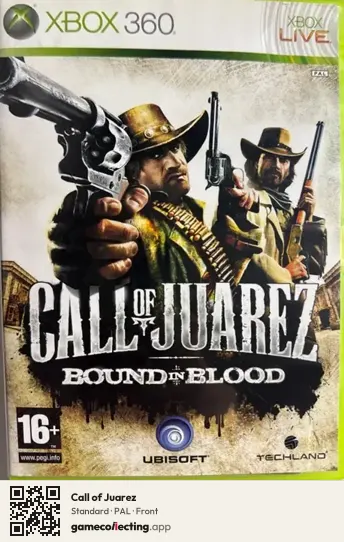 Call of Juarez Xbox 360, PAL box front