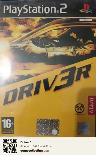Driver 3 PlayStation 2, Italy box front