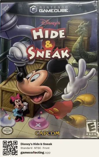 Disney's Hide & Sneak Nintendo GameCube, NTSC box front
