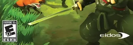 Mini Ninjas, the ESRB box on its front