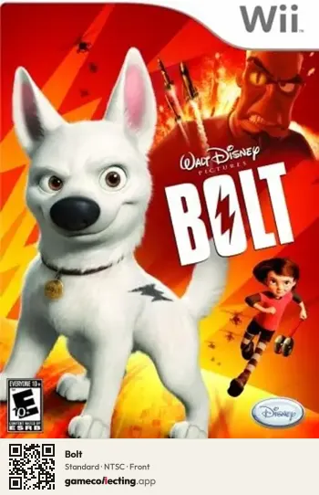 Bolt Nintendo Wii, NTSC box front