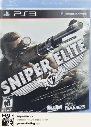 Sniper Elite V2 PlayStation 3, Canada box front